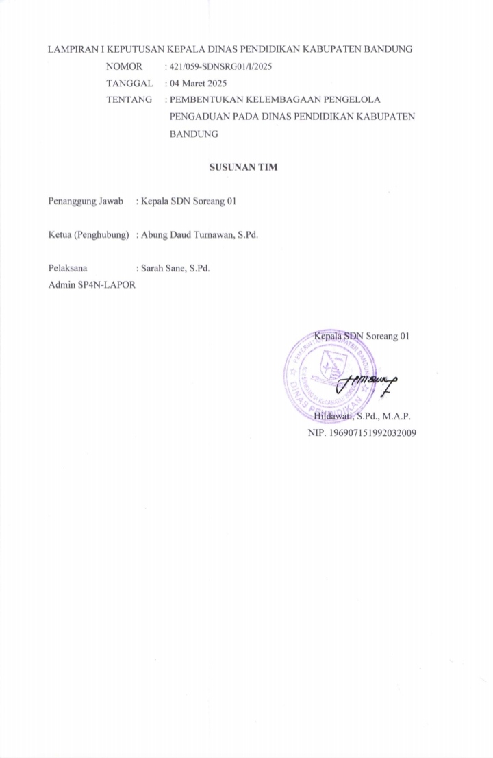 SK SP4N LAPOR